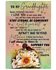JUST DO YOUR BEST - GREAT GIFT FOR GRANDDAUGHTER 11x17 Poster front