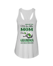 God Gifted Me Two Titles - Perfect Gift For Grandma Ladies Flowy Tank tile
