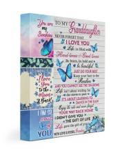 I LOVE YOU - GREAT GIFT FOR GRANDDAUGHTER 11x14 Gallery Wrapped Canvas Prints front