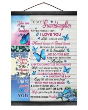 I LOVE YOU - GREAT GIFT FOR GRANDDAUGHTER Hanging Canvas tile
