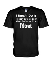 I DIDN'T DO IT - BEST GIFT FOR GRANDSON V-Neck T-Shirt tile
