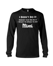 I DIDN'T DO IT - BEST GIFT FOR GRANDSON Long Sleeve Tee tile