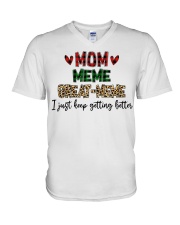 I JUST KEEP GETTING BETTER - PERFECT GIFT FOR MEME V-Neck T-Shirt tile