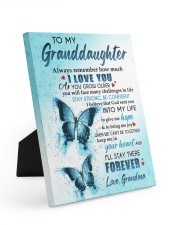 I'll Stay There Forever - Amazing Gift For Granddaughter Easel-Back Gallery Wrapped Canvas tile
