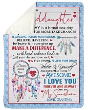 MY SUNSHINE - AMAZING GIFT FOR GRANDDAUGHTER Sherpa Fleece Blanket tile