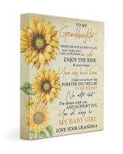 ENJOY THE RIDE - SPECIAL GIFT FOR GRANDDAUGHTER 11x14 Gallery Wrapped Canvas Prints front