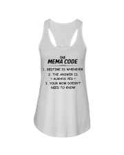 THE MEMA CODE - BEDTIME IS WHENEVER Ladies Flowy Tank tile