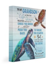 LIFE IS LIKE THE OCEAN - GRANDMA TO GRANDSON 11x14 Gallery Wrapped Canvas Prints front