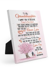 DEEP IN YOUR HEART - BEST GIFT FOR GRANDDAUGHTER Easel-Back Gallery Wrapped Canvas tile