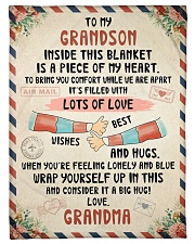 LOVELY BLANKET FOR YOUR GRANDSON FROM GRANDMA Small Fleece Blanket - 30" x 40" front