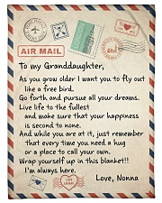 I LOVE YOU - TO GRANDDAUGHTER FROM NONNA Small Fleece Blanket - 30" x 40" front