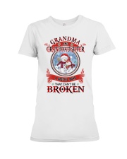 Grandma And Granddaughter A Special Bond That Can't Be Broken Premium Fit Ladies Tee tile
