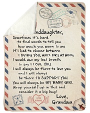 CONSIDER IT A BIG HUG- BEST GIFT FOR GRANDDAUGHTER Sherpa Fleece Blanket tile