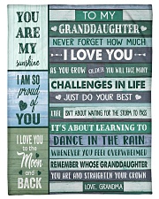 CHALLENGES IN LIFE - GRANDMA TO GRANDDAUGHTER Small Fleece Blanket - 30" x 40" front