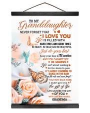 Just Do Your Best - Lovely Gift For Granddaughter Hanging Canvas tile