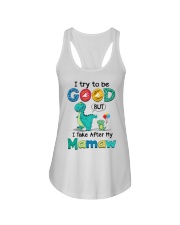 I Try To Be Good - Best Gift For Grandchild Ladies Flowy Tank tile
