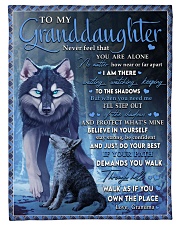 JUST DO YOUR BEST - GREAT GIFT FOR GRANDDAUGHTER Small Fleece Blanket - 30" x 40" front