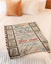 I LOVE YOU - GRANDMA TO GRANDDAUGHTER Small Fleece Blanket - 30" x 40" aos-coral-fleece-blanket-30x40-lifestyle-front-01