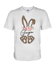 PERFECT GIFT FOR GAGA V-Neck T-Shirt tile