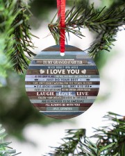 BELIEVE IN YOURSELF - BEST GIFT FOR GRANDDAUGHTER Circle ornament - single (porcelain) aos-circle-ornament-single-porcelain-lifestyles-07
