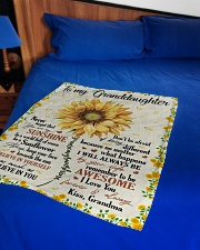 YOU ARE MY SUNSHINE - GRANDMA TO GRANDDAUGHTER Small Fleece Blanket - 30" x 40" aos-coral-fleece-blanket-30x40-lifestyle-front-02