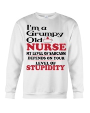 I AM A GRUMPY OLD NURSE - PERFECT GIFT FOR NURSE Crewneck Sweatshirt tile