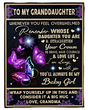LOVE LIFE - GRANDDAUGHTER GIFT WITH BUTTERFLY Small Fleece Blanket - 30" x 40" front