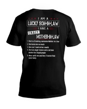 I AM A LUCKY SON-IN-LAW V-Neck T-Shirt tile