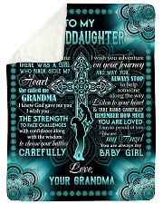 I KNEW GOD GAVE ME YOU - GIFT TO GRANDDAUGHTER Sherpa Fleece Blanket tile