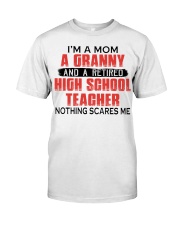 NOTHING SCARES ME - PERFECT GIFT FOR TEACHER Premium Fit Mens Tee tile