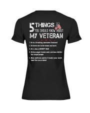 5 THINGS YOU SHOULD KNOW ABOUT MY VETERAN Premium Fit Ladies Tee tile