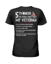 5 THINGS YOU SHOULD KNOW ABOUT MY VETERAN Ladies T-Shirt tile
