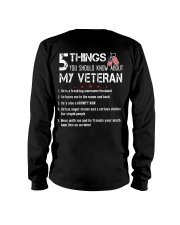 5 THINGS YOU SHOULD KNOW ABOUT MY VETERAN Long Sleeve Tee tile