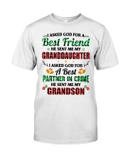 I Asked For A Best Friend - Perfect Gift For Grandma Premium Fit Mens Tee tile