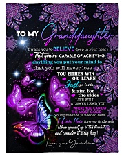 CONSIDER IT A BIG HUG -BEST GIFT FOR GRANDDAUGHTER Small Fleece Blanket - 30" x 40" front