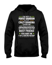 I'm Not A Perfect Grandson But My Crazy Grandma Loves Me Hooded Sweatshirt tile