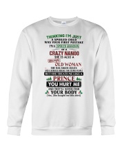 I'm A Spoiled Grandson Of A Crazy Nanoo Crewneck Sweatshirt tile