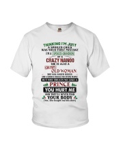I'm A Spoiled Grandson Of A Crazy Nanoo Youth T-Shirt tile