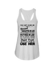 YOU CAN'T SCARE ME - LOVELY GIFT DAUGHTER-IN-LAW Ladies Flowy Tank tile