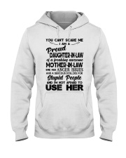 YOU CAN'T SCARE ME - LOVELY GIFT DAUGHTER-IN-LAW Hooded Sweatshirt tile
