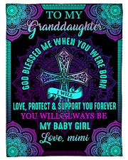 MY BABY GIRL - TO GRANDDAUGHTER FROM MIMI Small Fleece Blanket - 30" x 40" front