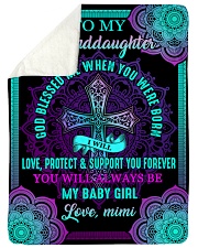 MY BABY GIRL - TO GRANDDAUGHTER FROM MIMI Sherpa Fleece Blanket tile