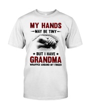 My Hands May Be Tiny - Best Gift For Grandkids Premium Fit Mens Tee tile