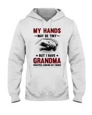 My Hands May Be Tiny - Best Gift For Grandkids Hooded Sweatshirt tile