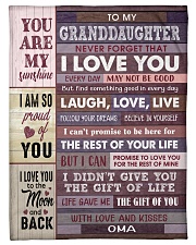 YOU ARE MY SUNSHINE - FROM OMA TO GRANDDAUGHTER Small Fleece Blanket - 30" x 40" front