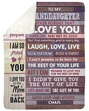 YOU ARE MY SUNSHINE - FROM OMA TO GRANDDAUGHTER Sherpa Fleece Blanket tile