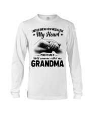 HOW MUCH LOVE MY HEART - BEST GIFT FOR GRANDMA Long Sleeve Tee tile