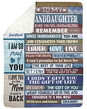 YOU ARE MY SUNSHINE - BEST GIFT FOR GRANDDAUGHTER Sherpa Fleece Blanket tile