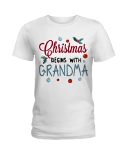 PERFECT CHRISTMAS GIFT FOR GRANDCHILD FROM GRANDMA Ladies T-Shirt tile