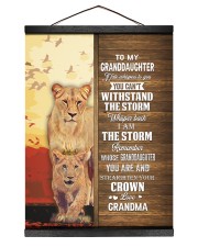 WITHSTAND THE STORM - GRANDMA TO GRANDDAUGHTER Hanging Canvas tile